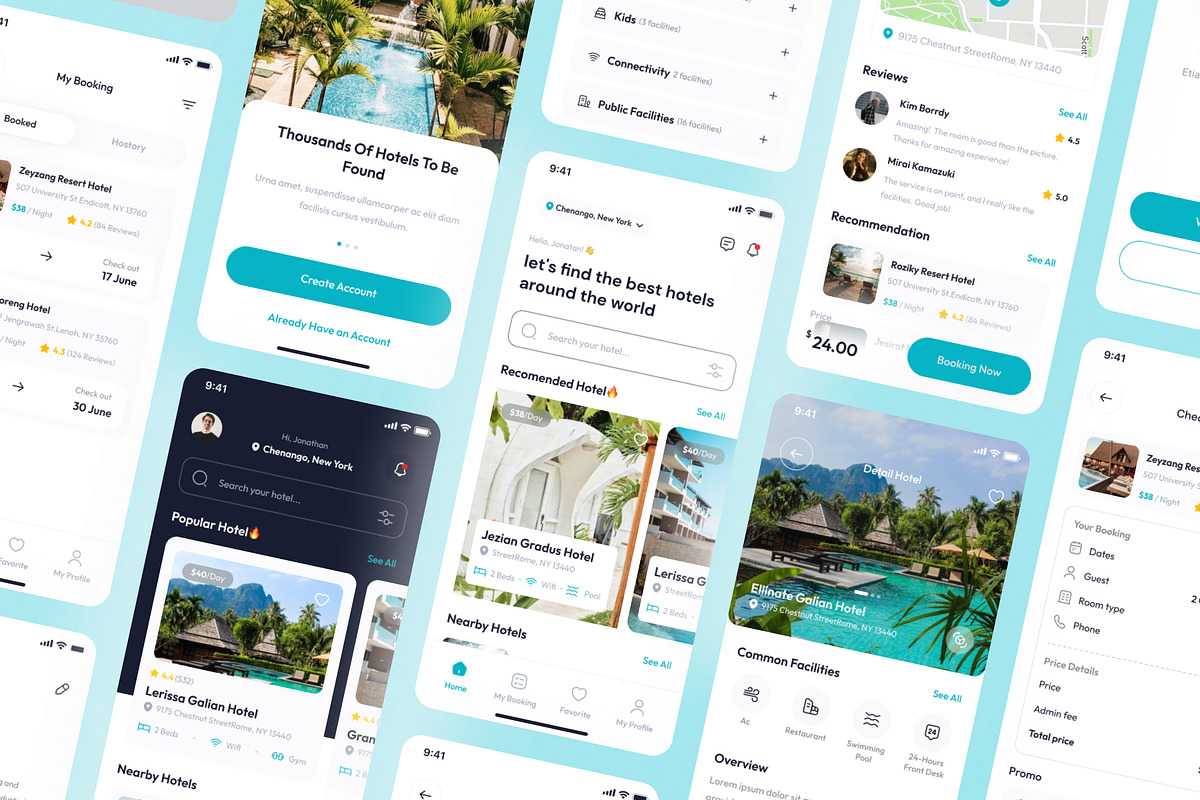 Nginep - Hotel Booking App Ui Kits, an UI Kit Template by Minialis (Photo 5 of 6)