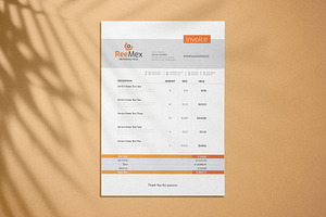 Professional Invoice Template, a Stationery Template by BrandlyTemplate