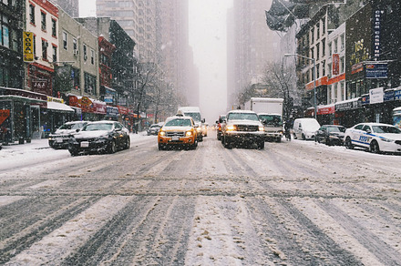 winter in new york city, a Transportation Photo by jenn