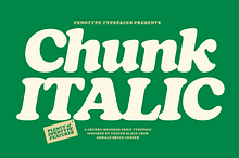 Chunk Black Italic Retro Serif