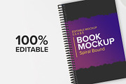 Spiral Bound Book Mockup, a Print Template by IFBdesign (Thumbnail 6 of 9)