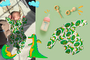 Dragon & Friends Watercolor Clipart, an Illustration by Nastya Che (Thumbnail 9 of 10)