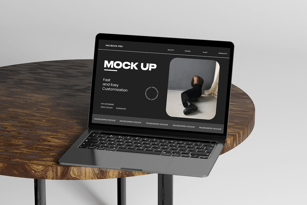 10 PSD Minimalist MacBook Mockup, a Mac Mockup by East Gallery (Photo 6 of 10)