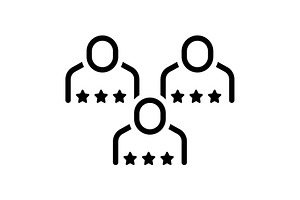 Republicans democratic black icon, an Outline Icon by Creative priyanka