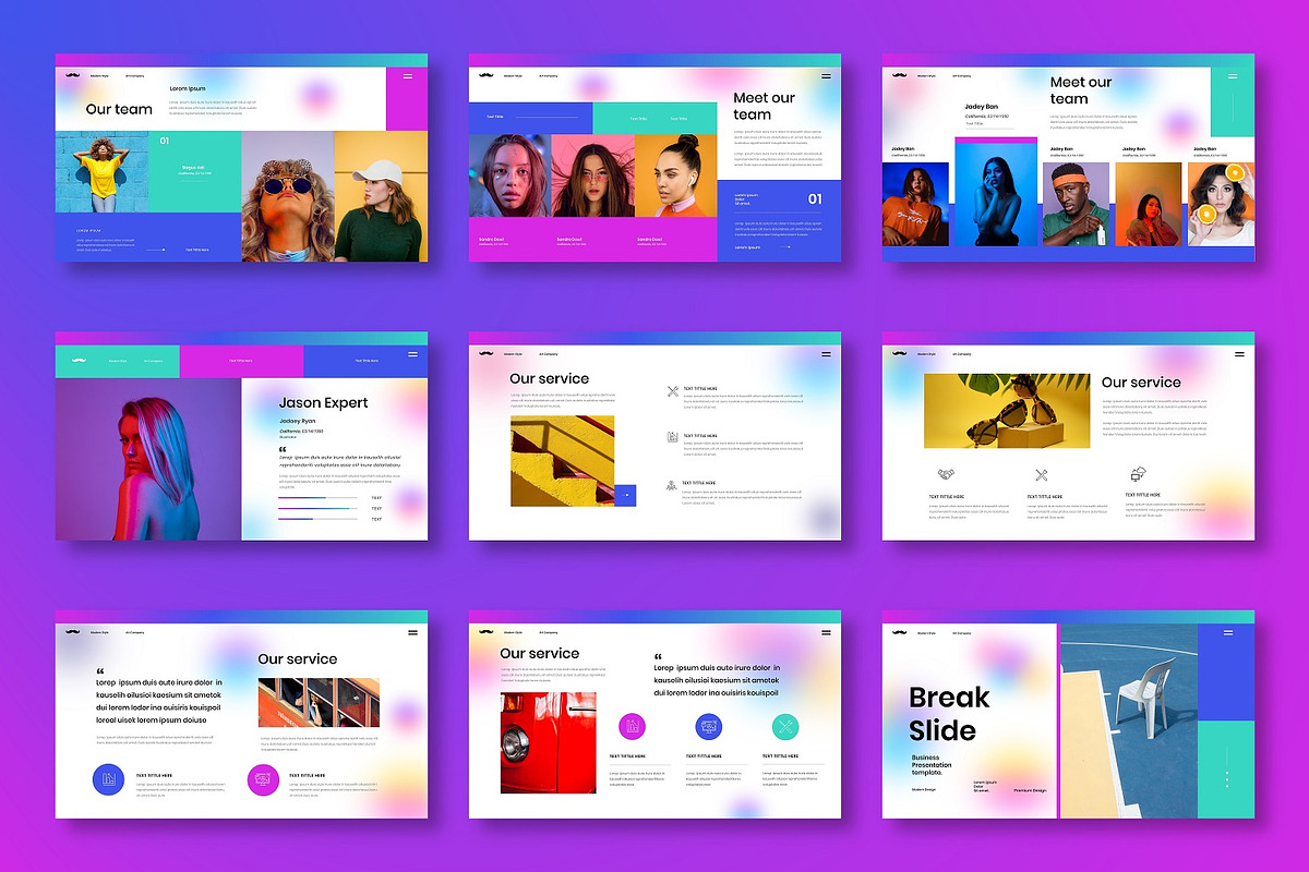 Jason – Business PowerPoint, a Presentation Template by Dens Creative Studio (Photo 3 of 6)