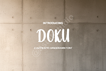 Doku Serif Font – Elegant Modern Typ