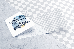 Square Invitation & Greeting Mockup