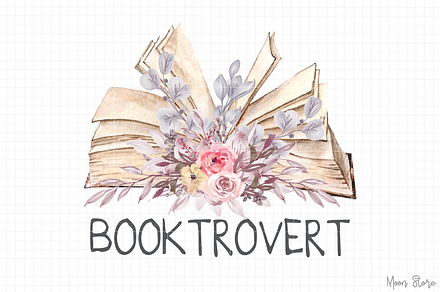 Booktrovert Png