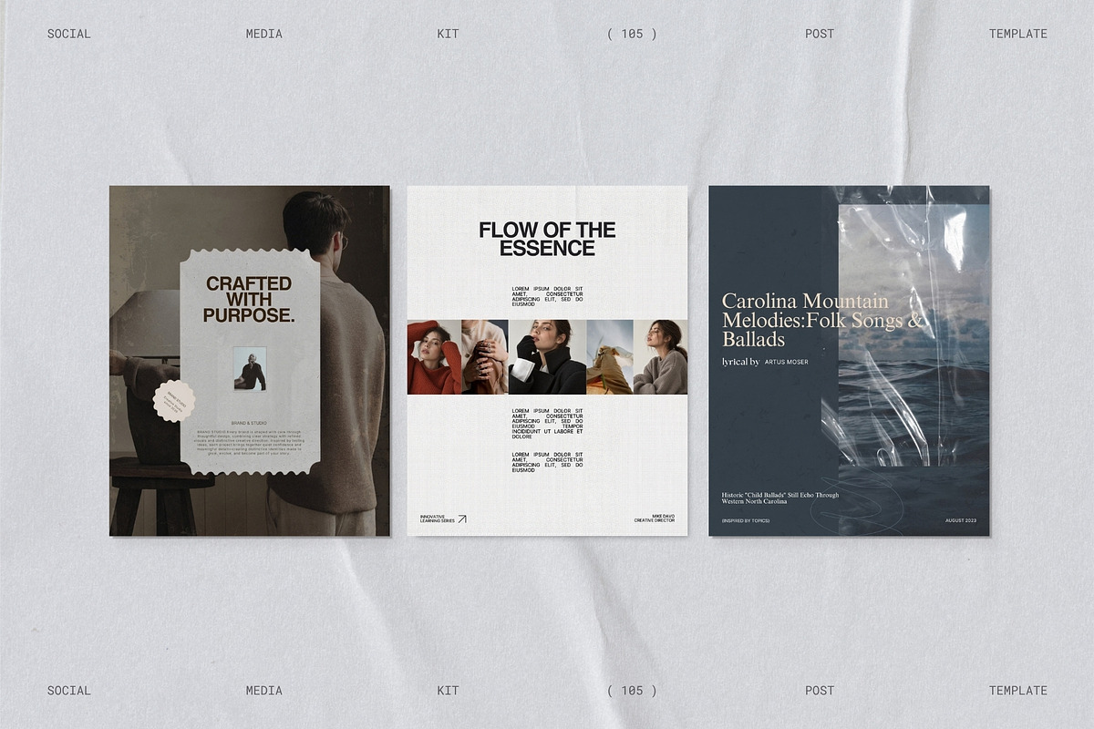 OREN | Instagram Post Bundle, a Social Media Template by Prapti Design (Photo 5 of 10)