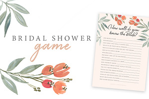 Bridal Shower Game
