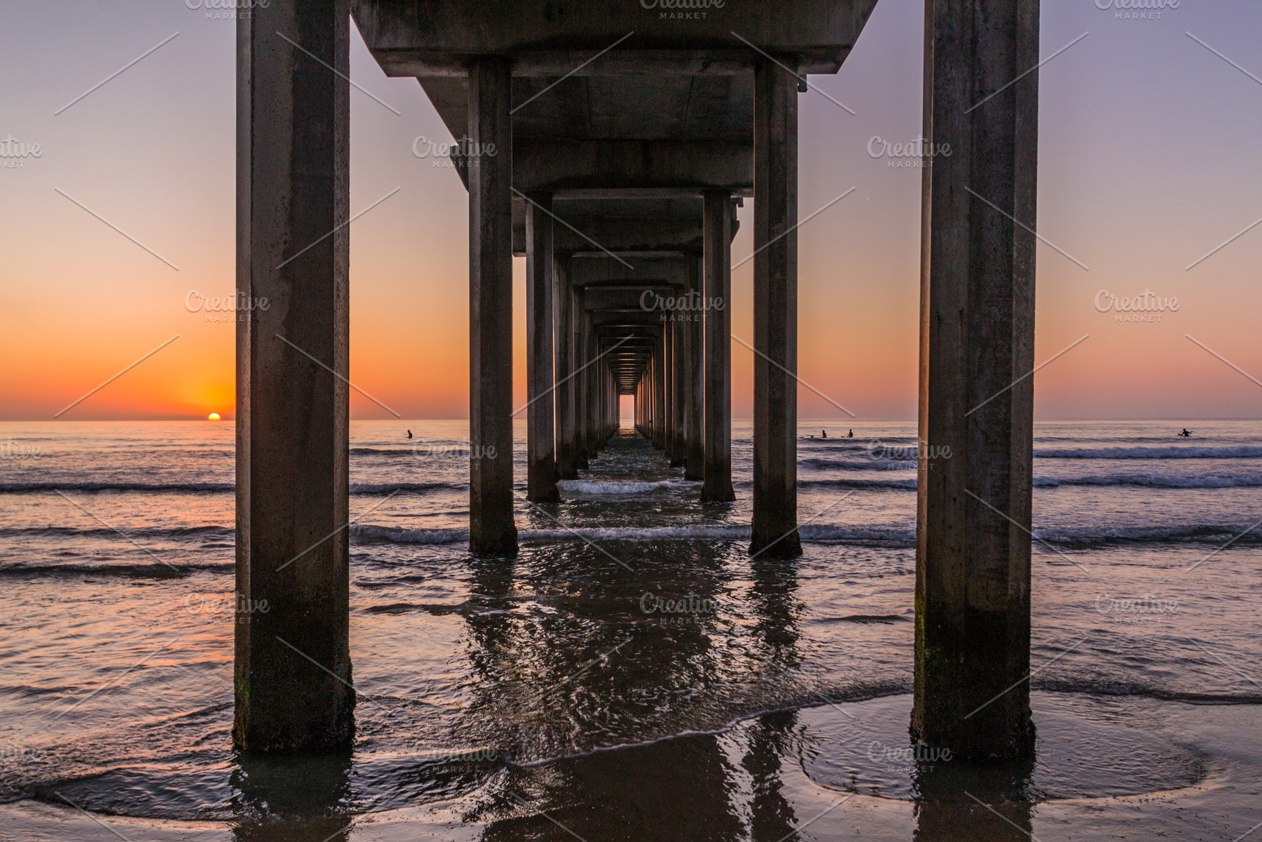 Pier Perspective | La Jolla pier, an Architecture Photo by Nickosuave