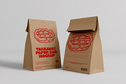 Takeaway Paper Bag Packaging Mockup, a Packaging Mockup by VanillineGraph (Thumbnail 2 of 4)