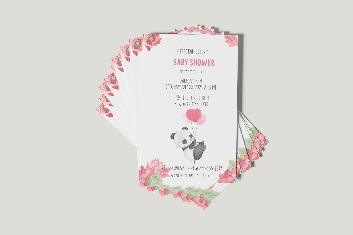PANDA watercolor clipart, an Animal Illustration by OlliArtDesign (Photo 4 of 6)