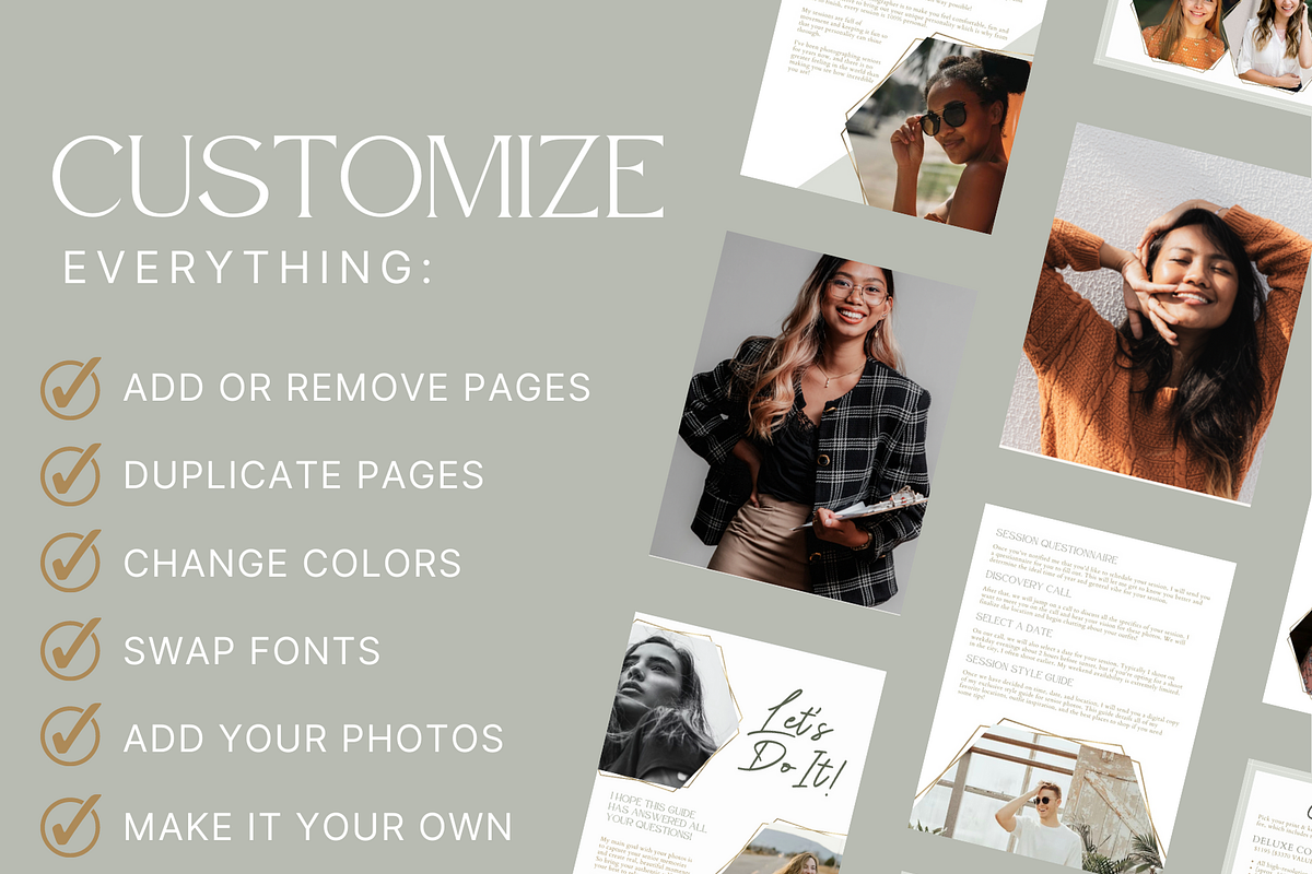 GOLD Senior Photography Client Guide, a Magazine Template by Signature Edits (Photo 6 of 11)