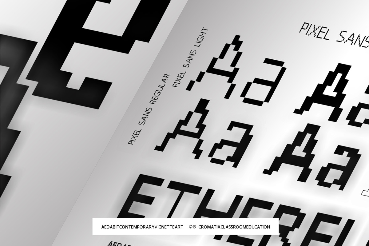 Pixel Sans Font Family MT, 1,3, a Sans Serif Font by cromatixclassroom (Photo 1 of 8)