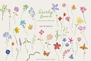 Hand-drawn quirky whimsy flowers, a Decorative Illustration by Grace Noboa Illustrations (Thumbnail 8 of 14)