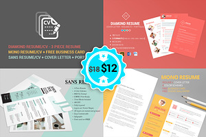 Resume - CV - No1 Bundle