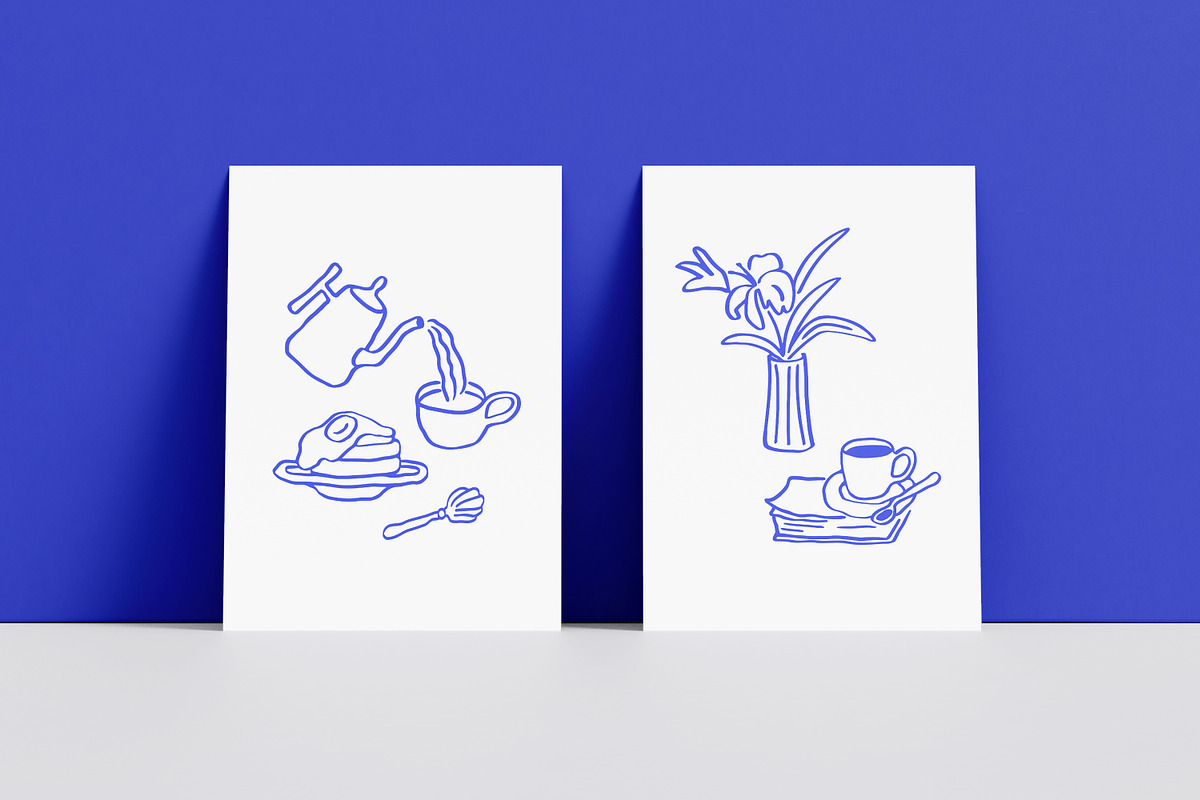Breakfast food sketches, doodle set, a Food Illustration by Good Studio (Photo 6 of 7)