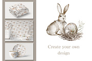 Cute Easter Watercolor Clipart, a Decorative Illustration by LenArt (Thumbnail 12 of 16)