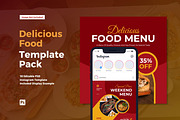 Delicious Food Instagram Post, a Social Media Template by CavenArt (Thumbnail 1 of 5)