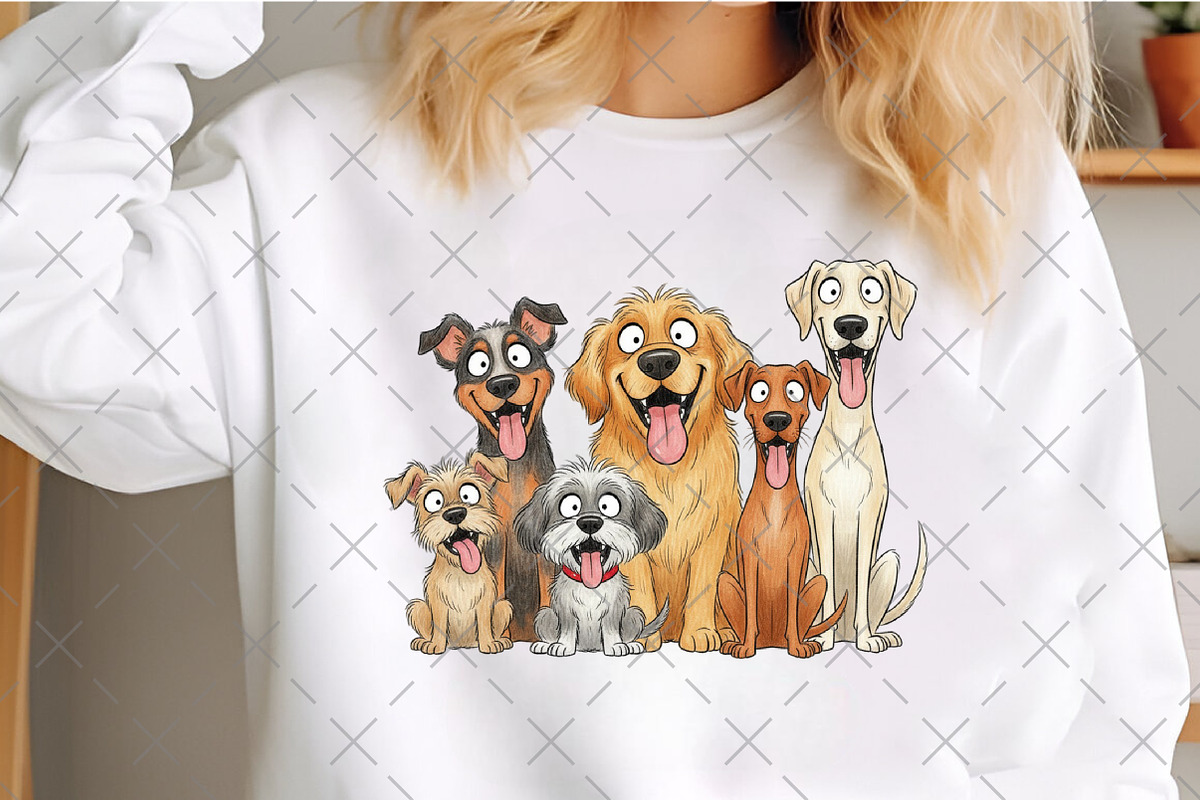 Whimsical Funny Dog PNG, an Illustration by Craft Nest (Photo 2 of 6)