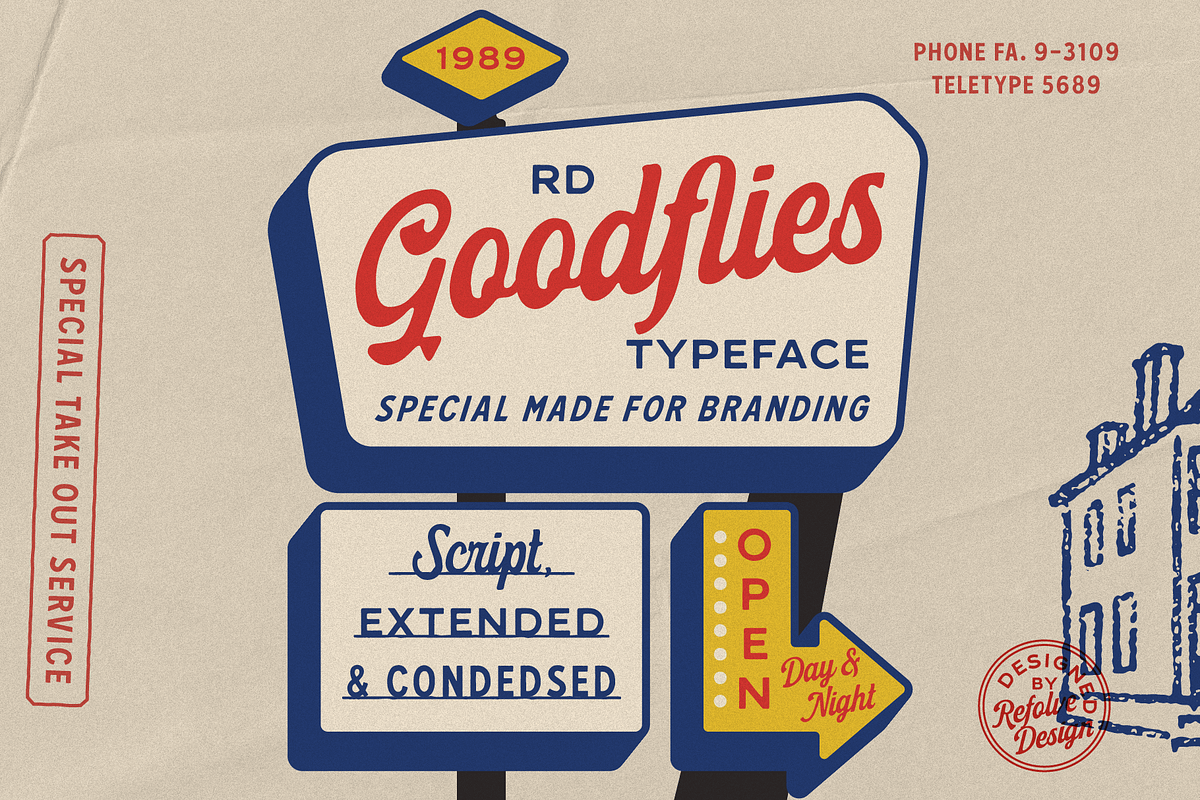 RD Goodflies, a Handwritten Font by Refolve Design (Photo 2 of 11)