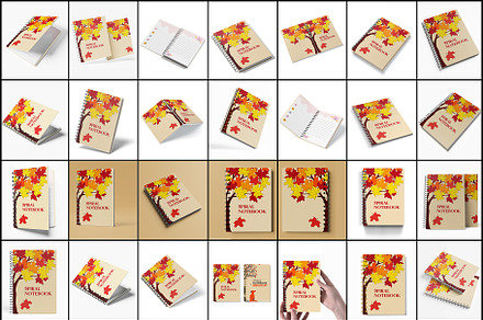 Spiral Notebook Mockup, a Product Mockup by Mockupfit