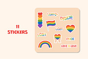 Pride collection: posters + stickers, an Illustration by Kate Liusto (Thumbnail 3 of 8)