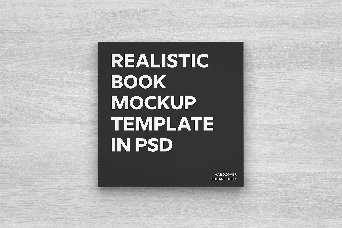 Hardcover Square Book Mockup, a Books & Magazine Mockup by Petr Stránský (Photo 10 of 21)