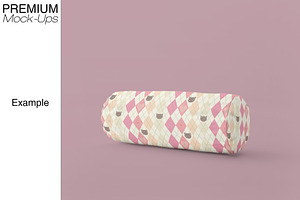 Bolster Pillow Mockup Pack