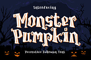 Monster Pumpkin, a Font by sancreastd. (Thumbnail 1 of 5)