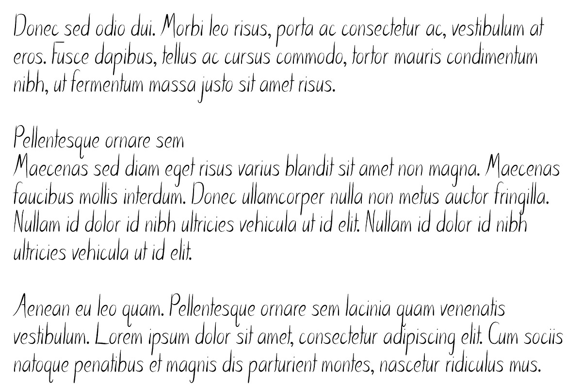 Font Light And Airy Handwriting Air, a Sans Serif Font by PageLightStudios (Photo 4 of 6)