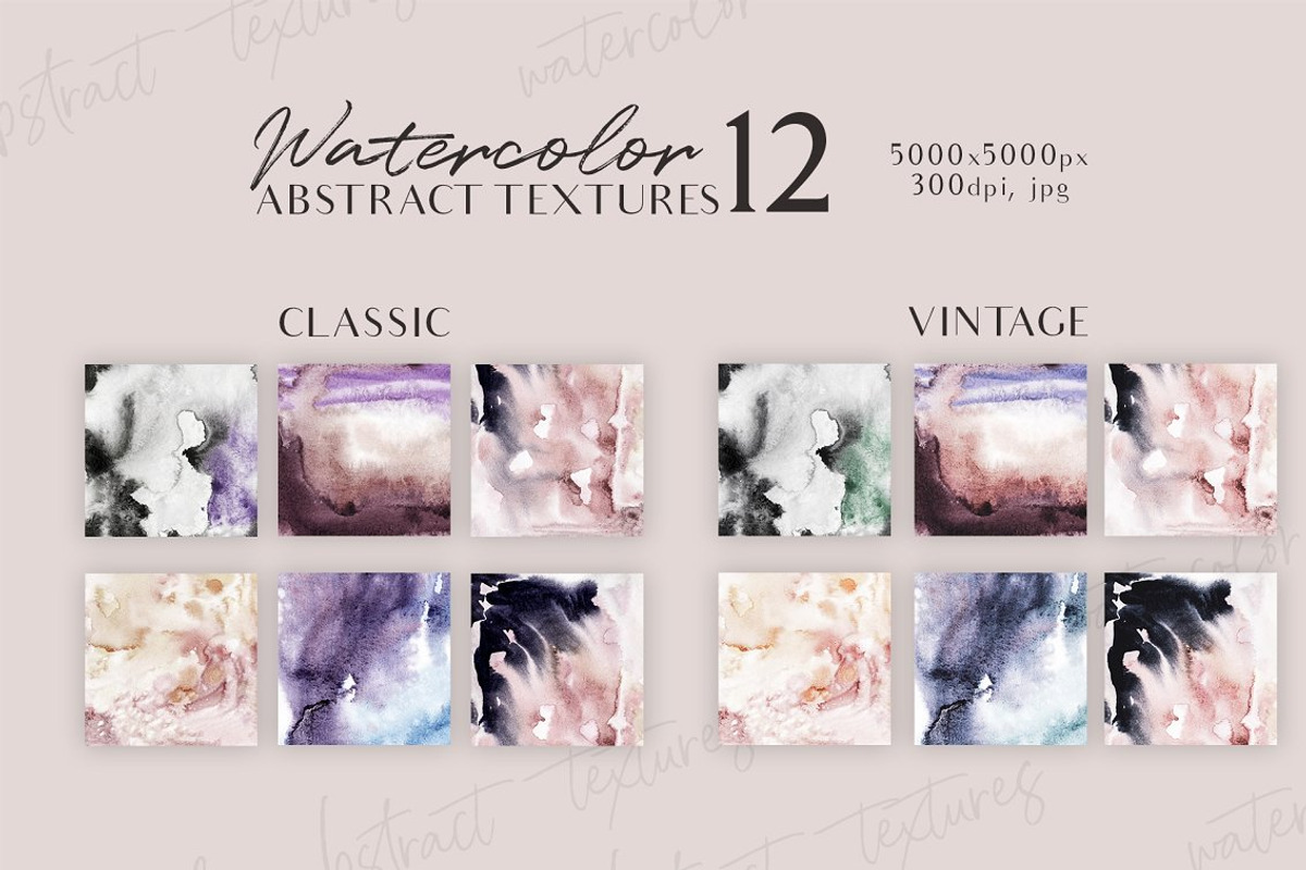 Mystical watercolor textures, a Texture Graphic by AyaLormus (Photo 13 of 15)