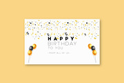happy birthday set, a Card Template by designbydi (Thumbnail 2 of 7)