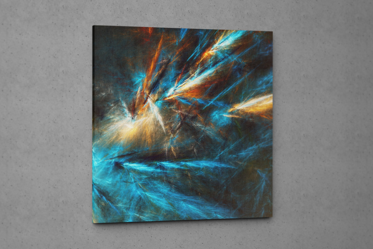 Square Canvas Mock-Up, a Pens & Pencil Mockup by MassDream (Photo 2 of 9)