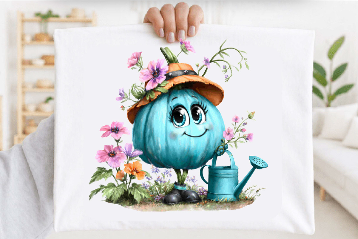 Whimsical Fall Pumpkin Clipart, a Seasonal Illustration by SVGArt (Photo 5 of 5)