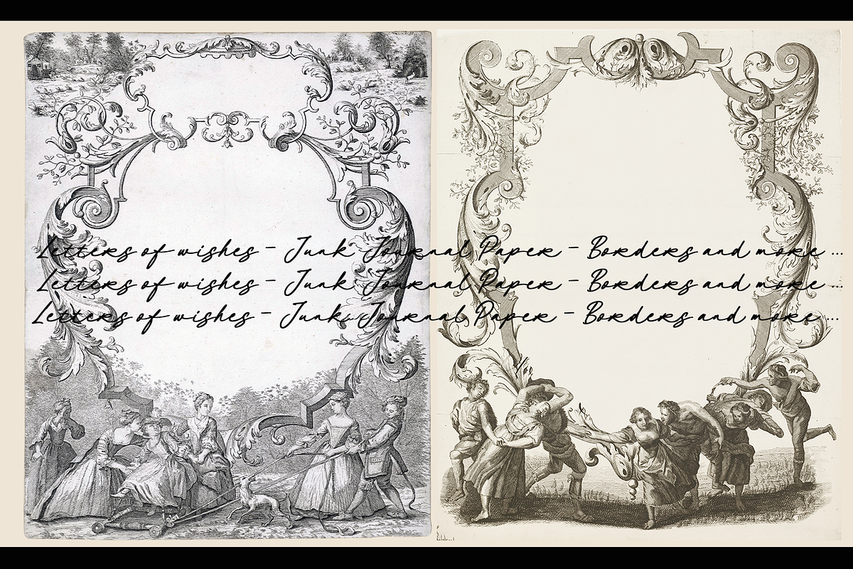 240+ Vintage Letters of wishes, a Decorative Illustration by Lilithcollageart (Photo 7 of 10)