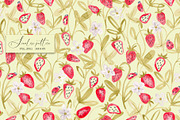 Strawberry seamless pattern, a Pattern Graphic by SirenaArt (Thumbnail 5 of 11)
