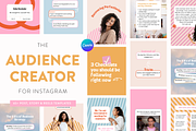 Instagram Audience Creator Posts, a Social Media Template by My Social Boutique (Thumbnail 1 of 8)