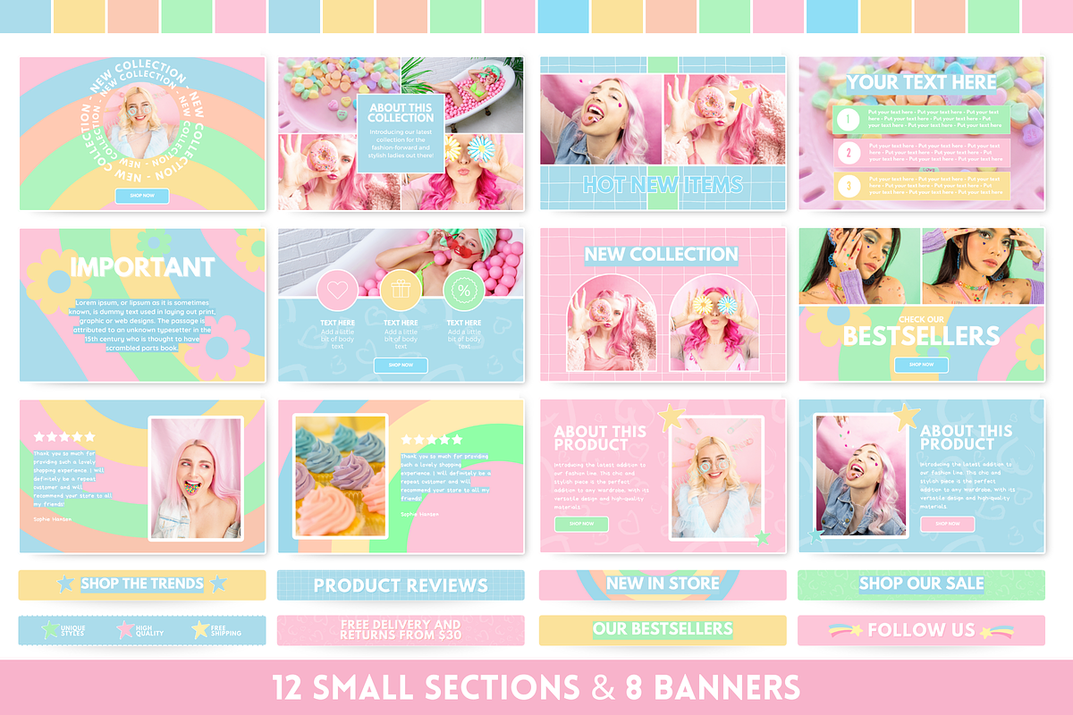Bright & Fun Email Templates, an Email Template by SunshineStudioBoutique (Photo 6 of 9)