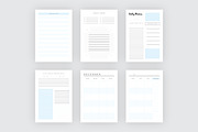 A5 Ultimate Planner Sheet, a Stationery Template by Amit Debnath (Thumbnail 5 of 6)
