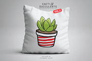 Cacti & Succulents Graphics Bundle 2, a Decorative Illustration by Pigment Café (Thumbnail 4 of 8)