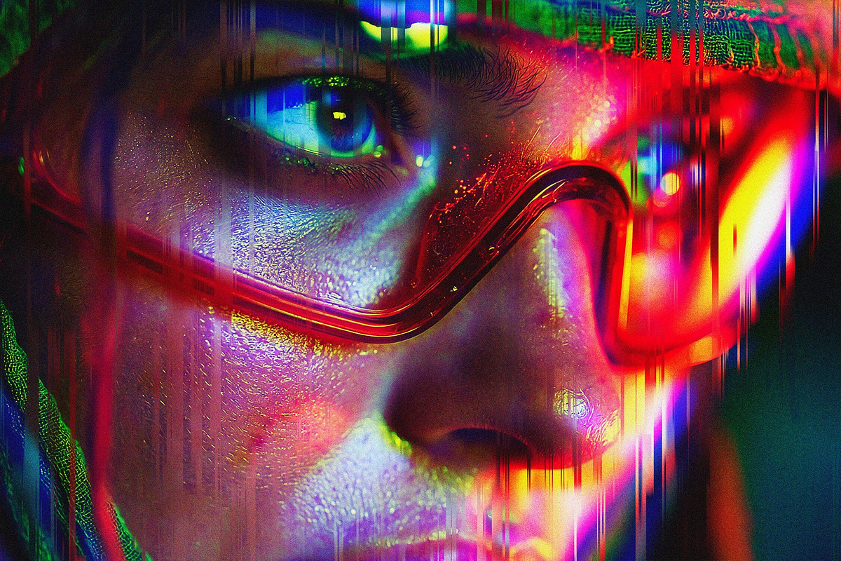Cyber Glitch Photo Template, a Layer Style Add-On by Design Squad (Photo 7 of 7)
