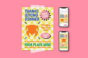 Thanksgiving Dinner Flyer, a Flyer Template by herutage (Thumbnail 1 of 4)