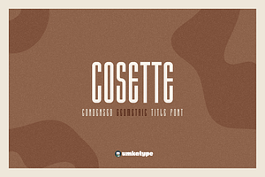 Cosette Display Font