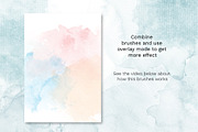 Watercolor Photoshop brush set, a Brush Add-On by Jenteva Art (Thumbnail 11 of 15)