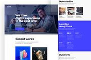 Dexfolio - Creative Agency Portfolio, an UI Kit Template by fusionlab (Thumbnail 4 of 11)