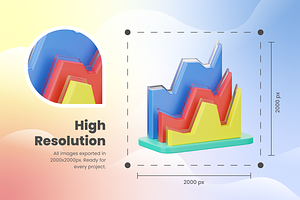 3D Infographic Icons