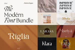 The Modern Font Bundle