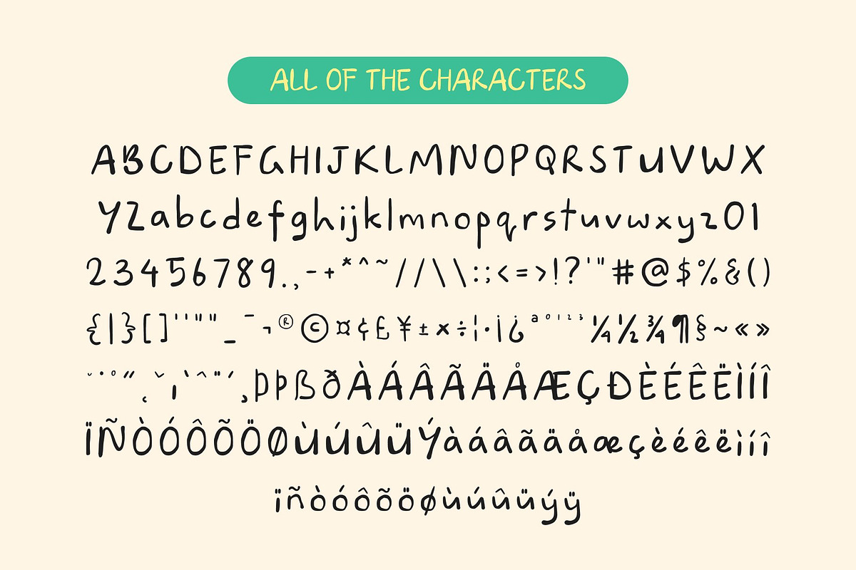 CS Buckle Drawn, a Handwritten Font by Craft Supply Co. (Photo 8 of 8)
